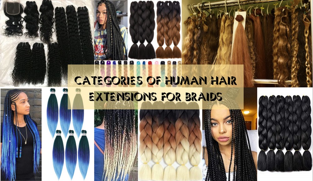Human hair extensions for braids 2