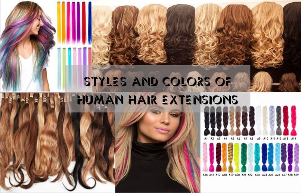 Comparison between synthetic and human hair extensions on Amazon