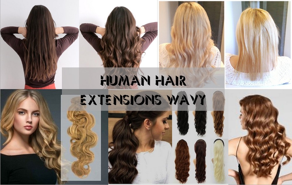 Human Hair Extensions Wavy