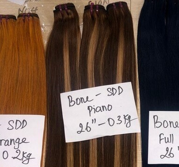 bone straight piano colour 1 hair weave