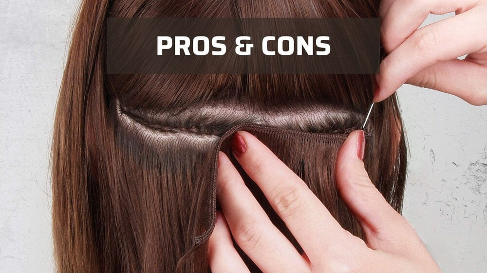 caucasian-sew-in-extensions-pros-and-cons