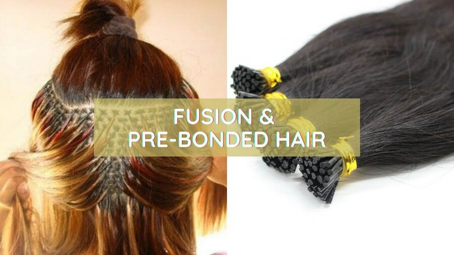 Learn about fusion & pre - bonded 12 inch hair extensions