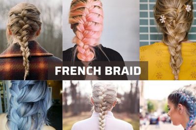 how to french braid your own hair