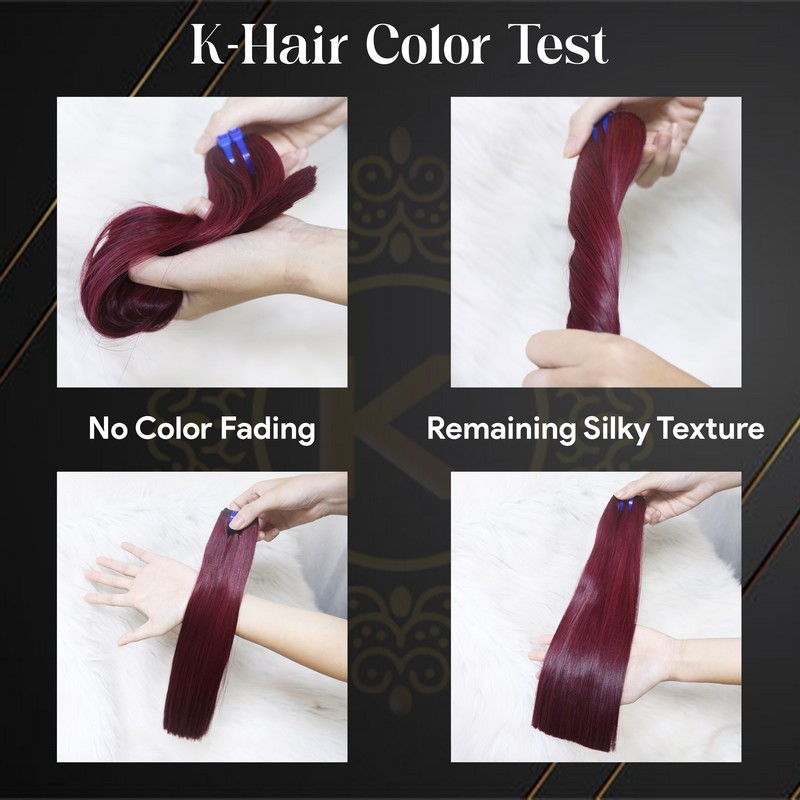 K-Hair's color testing