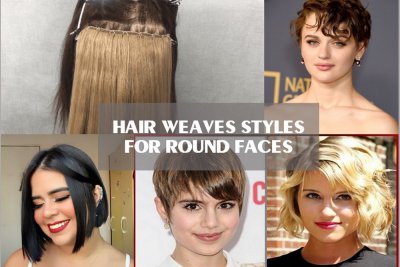 Hair weaves styles for round faces