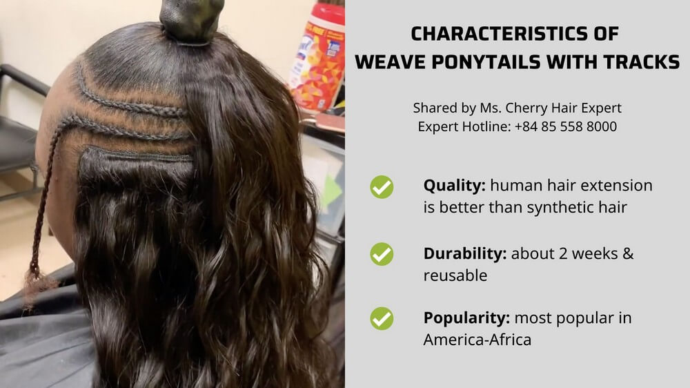 characteristics-of-weave-ponytails-with-tracks