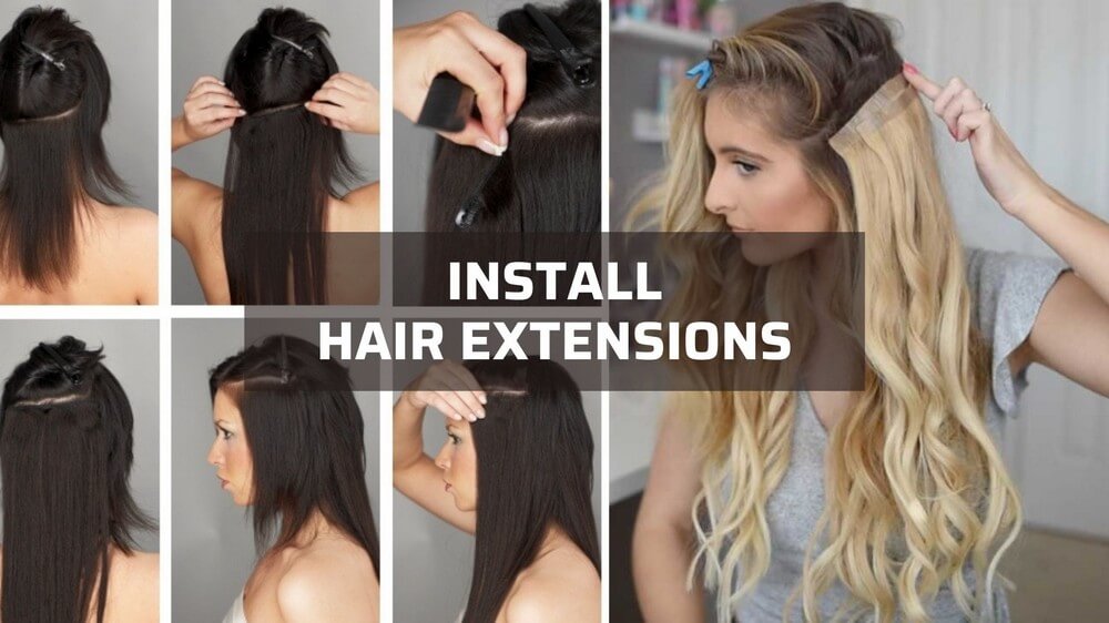 install-14-inch-hair-extension-at-home