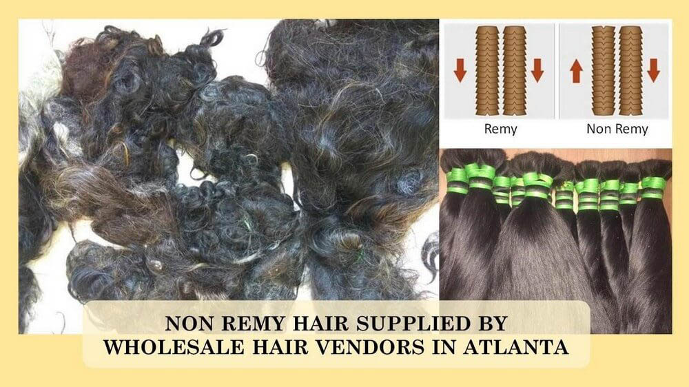 Non - remy hair supplied by wholesale hair distributors in Georgia, Atlanta