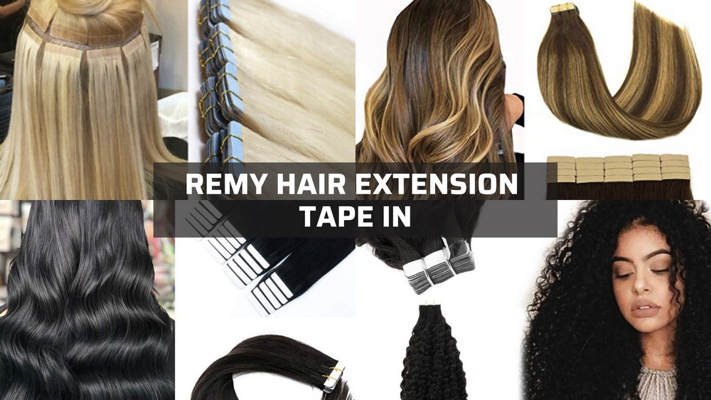 remy hair extension tape in 1