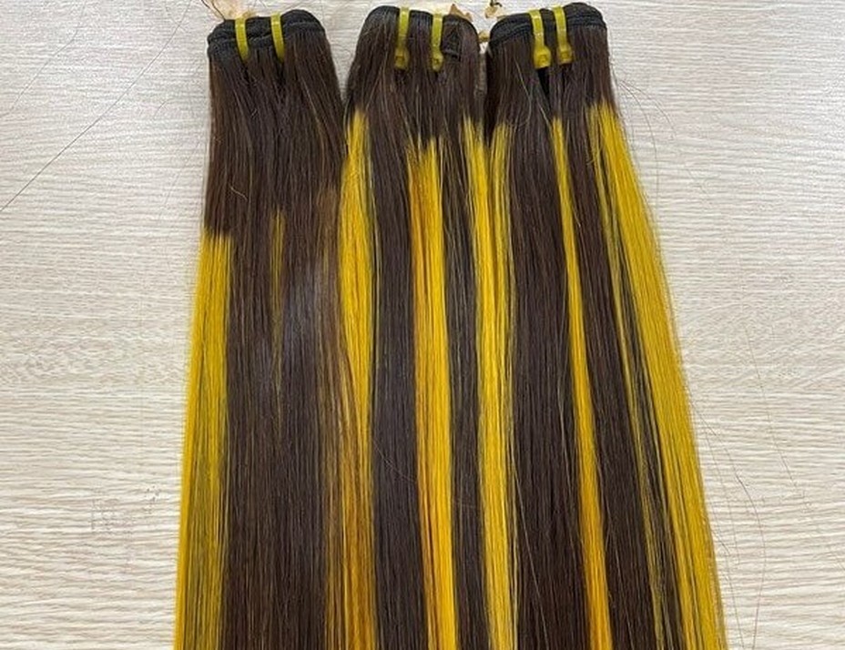 Wholesale Bone Straight Piano Colour 4 Best Vietnamese Hair Weave