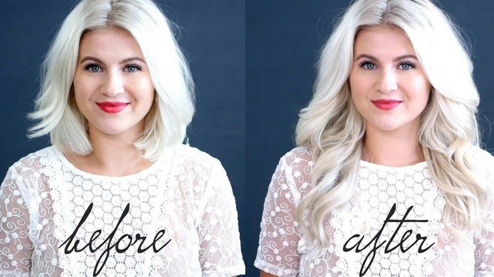 hair-extension-on-short-hair-before-and-after