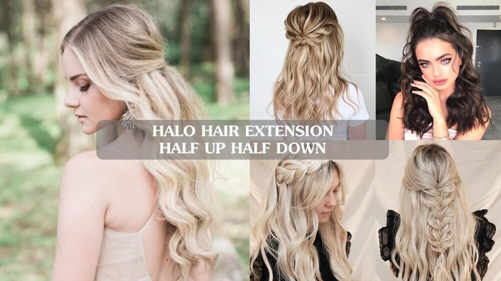 half-up-half-down-halo-hair-extension-style