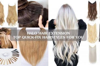 halo hair extension quick fix hairstyles