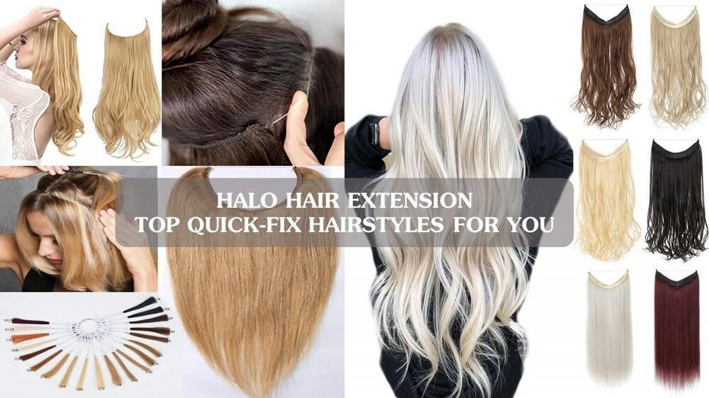 halo hair extension quick fix hairstyles 1