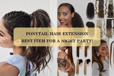 ponytail hair extension best item for 1 night party