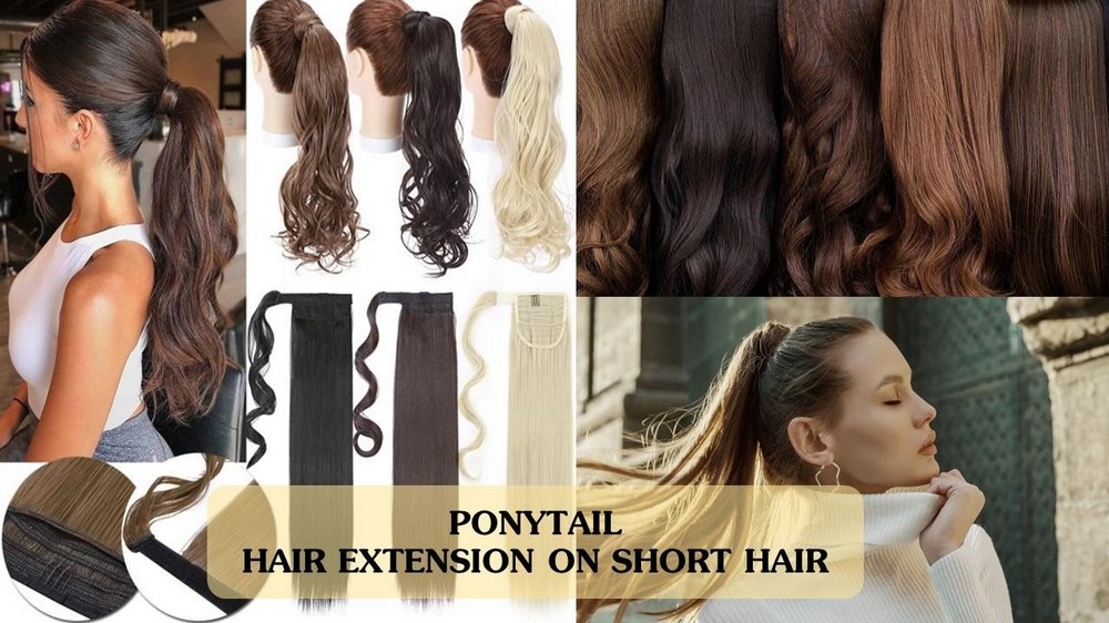 ponytail-hair-extension-on-short-hair