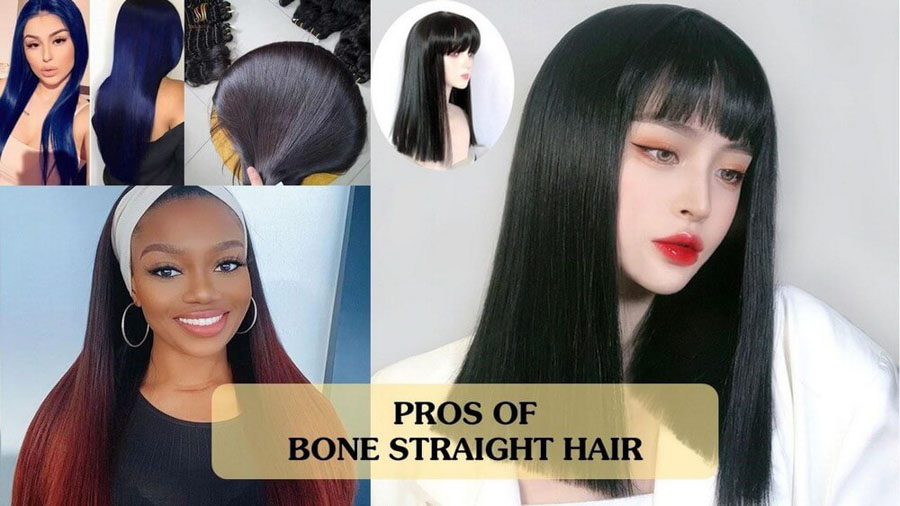 Pros of bone straight hair