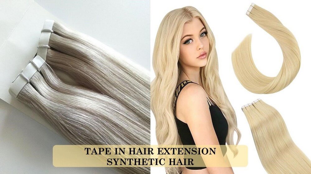 synthetic-tape-in-hair-extension
