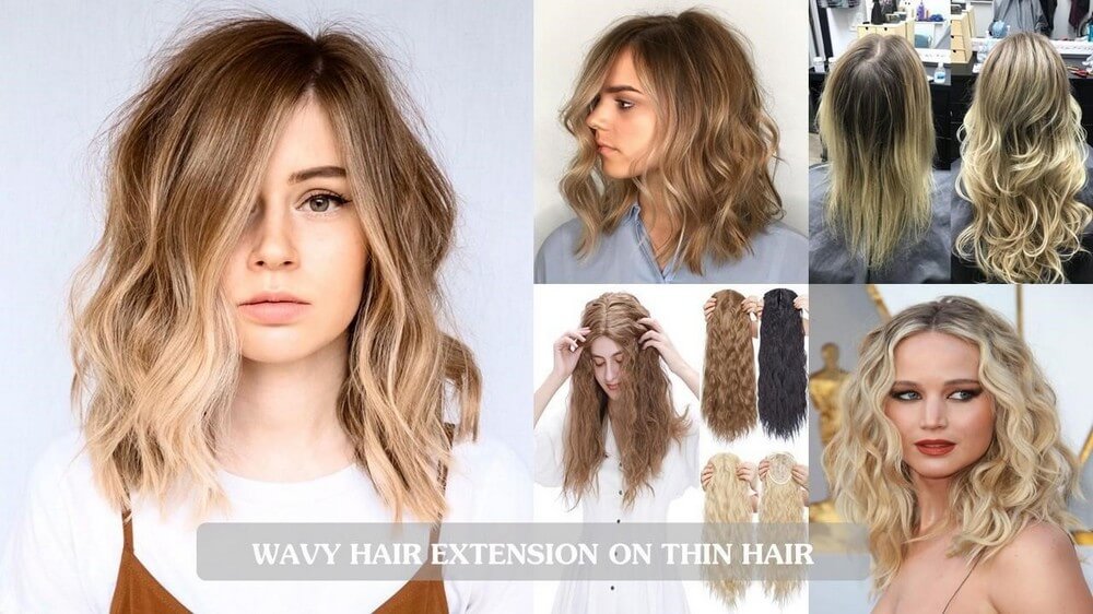 wavy-hair-extension-on-thin-hair