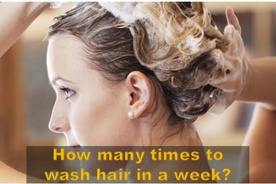 how many times to wash hair in a week 1