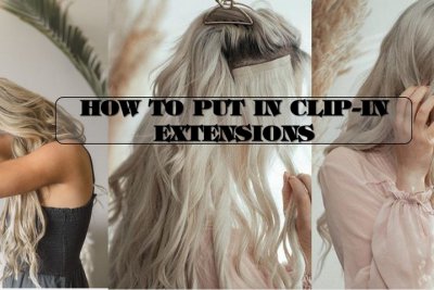 How to put in clip in extensions 1