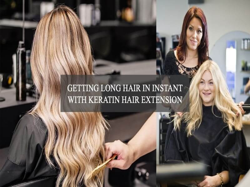 Getting-long-hair-in-instant-with-keratin-hair-extension