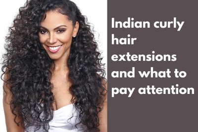 Indian curly hair extensions 1