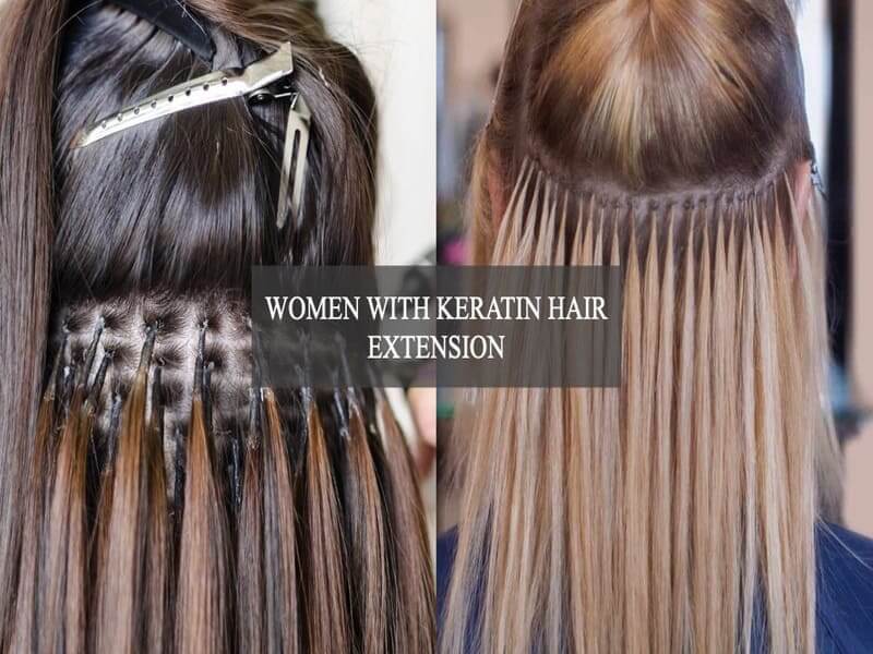  Women-with-keratin-hair-extension