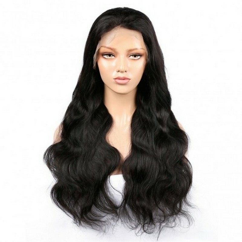 Wholesale Body Wave Natural Color Lace Frontal Wigs