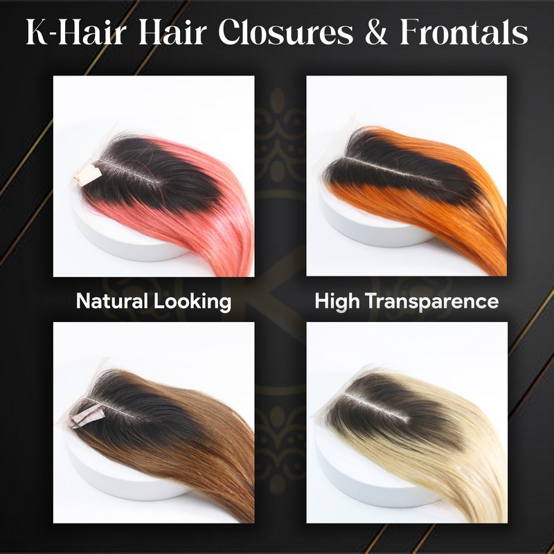 Closures and frontals K-Hair product