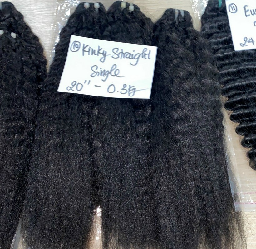 Wholesale Kinky Straight Natural Color Best Vietnamese Hair Weave