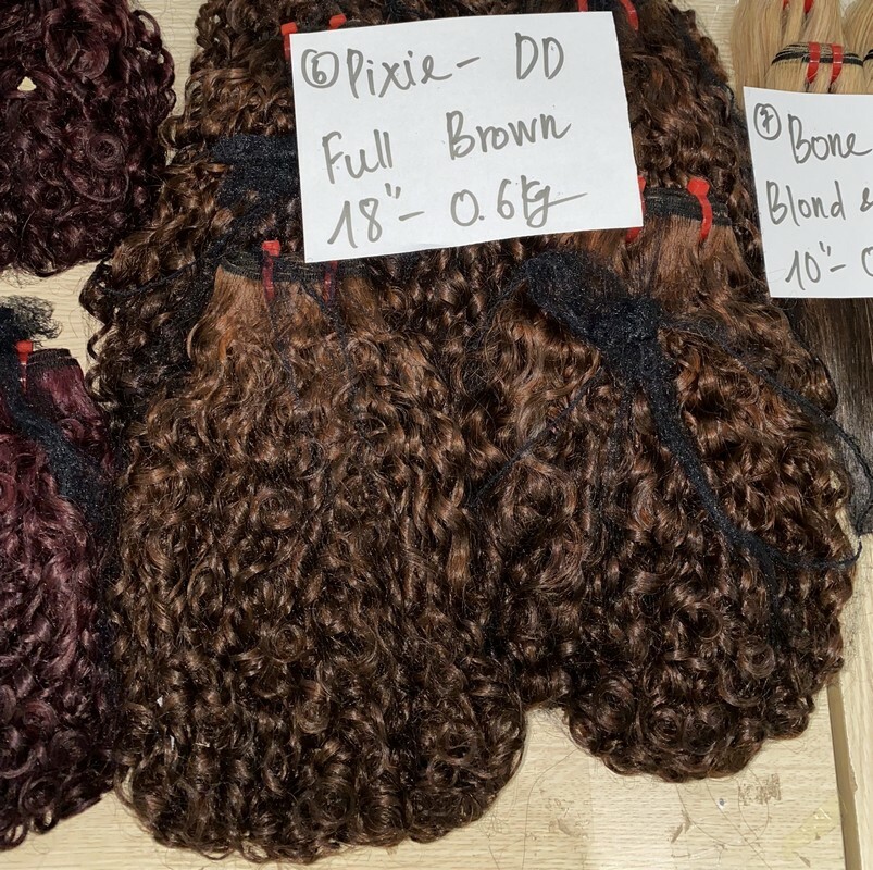 pixie brown vietnamese human hair weave