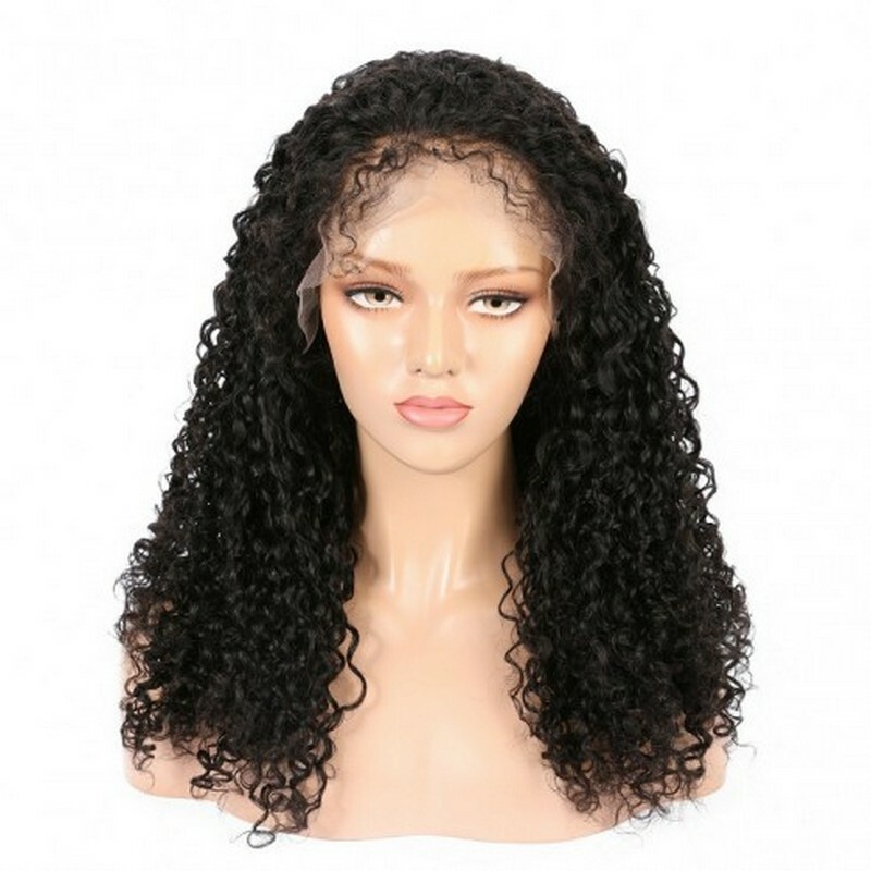 pixie curl natural color lace closure wigs