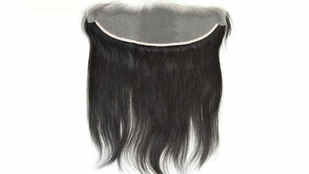 transparent lace natural straight natural color hair frontal