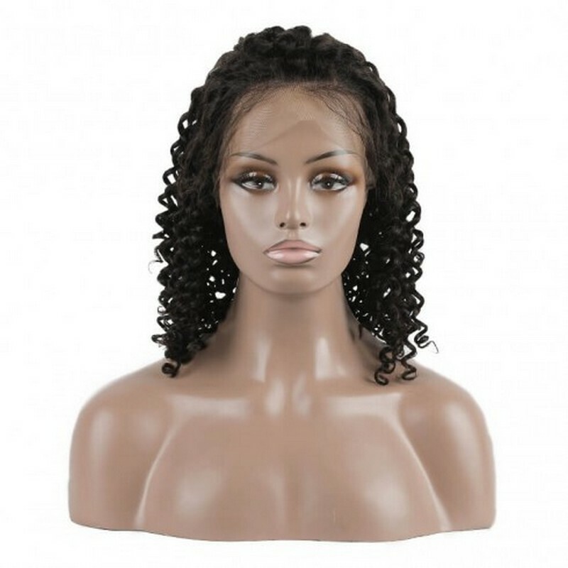 water curly natural color short bob wigs