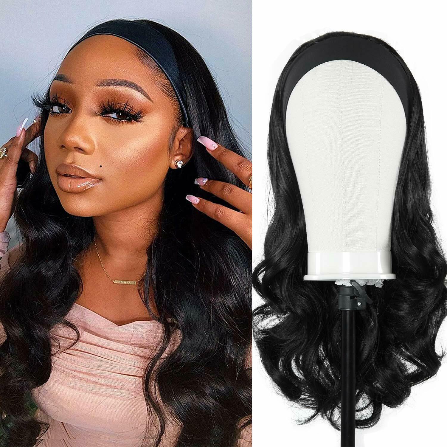 body wave natural color headband wigs 2
