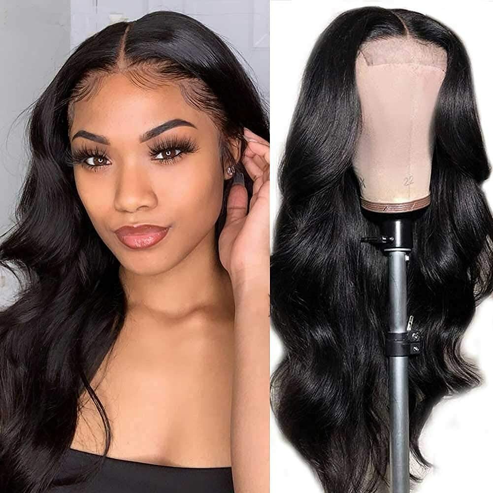 body wave natural color lace frontal wigs 2 1