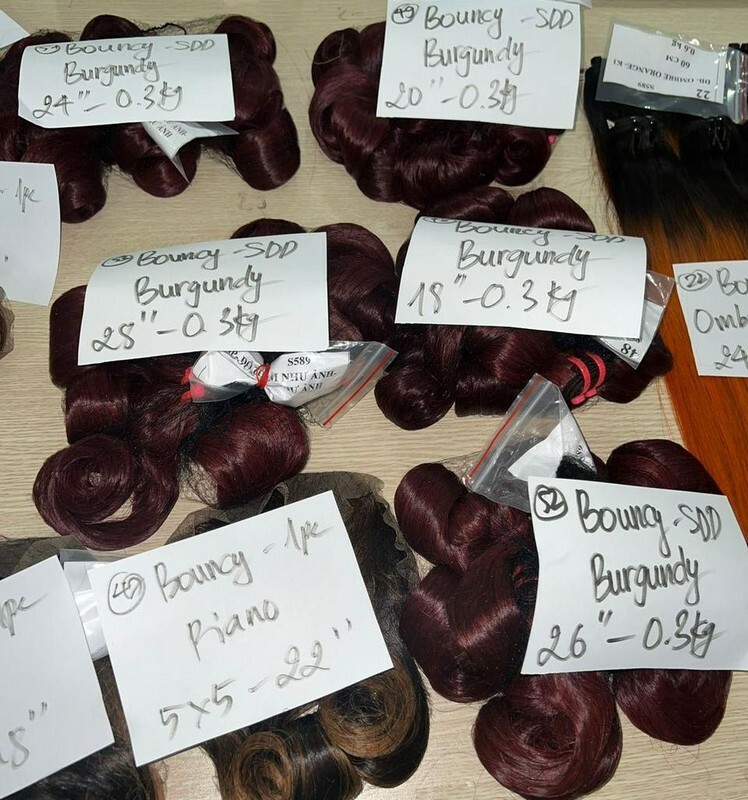 bouncy curl burgundy hair weave 3