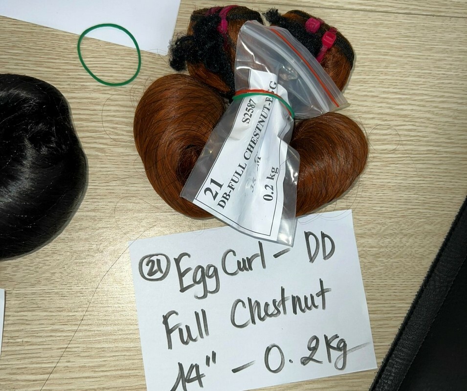 egg curl chestnut hair weave 3