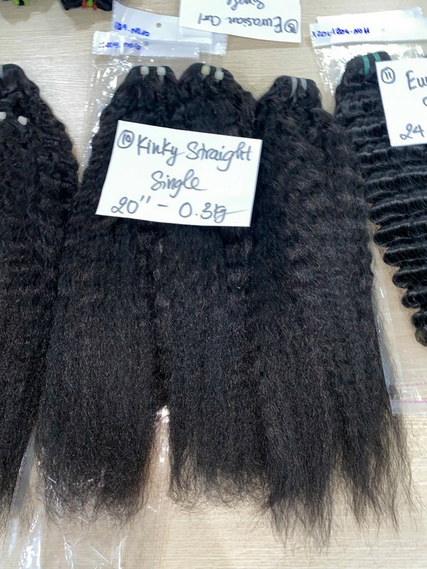 kinky straight hair weave 1