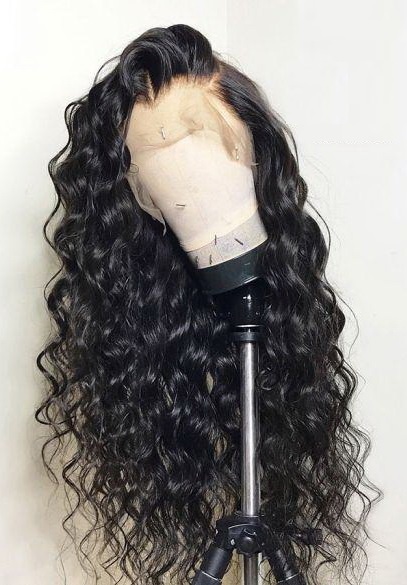 loose wave natural color lace frontal wigs 3