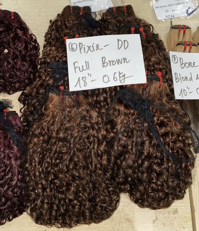 pixie brown hair weave 3