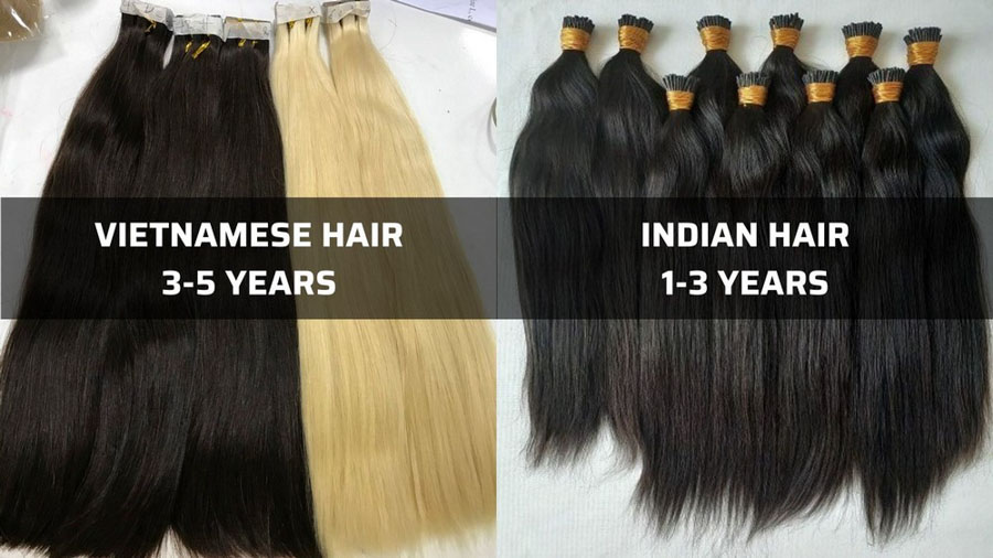 Durability of Vietnamese hair vs Indian hair