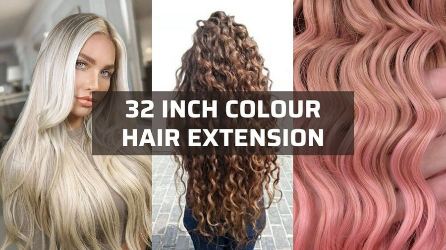 32 inch colour hair extensions