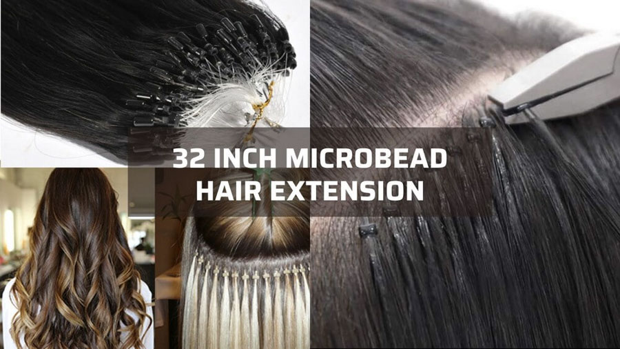 32 inch microbead hair extensions
