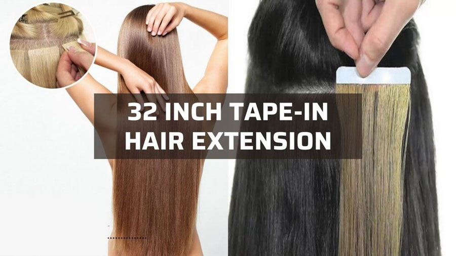 32 inch Tape-in hair extensions