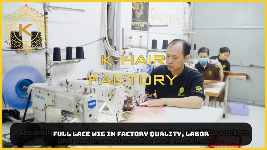 A real hair factory