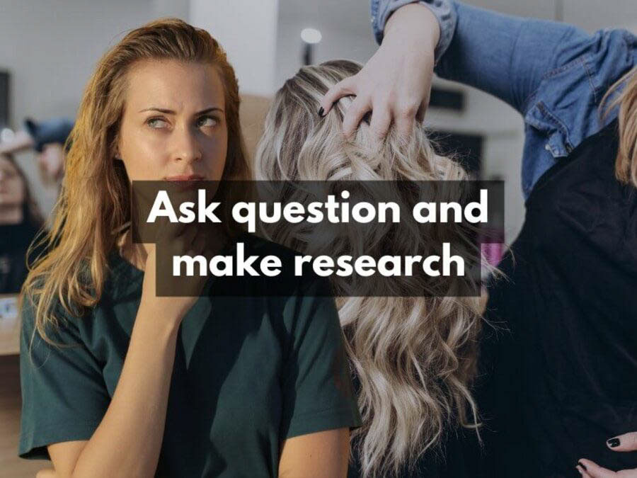 Ask questions and make research