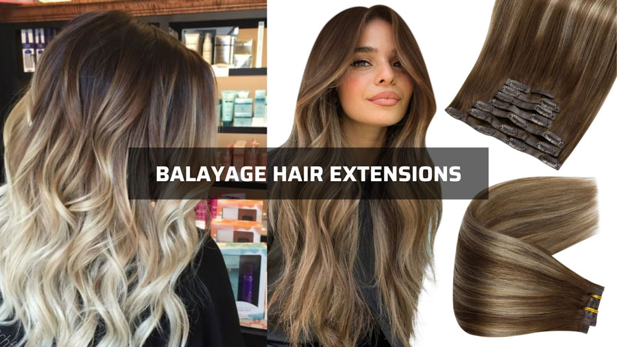 Balayage hair - Human Hair Extension