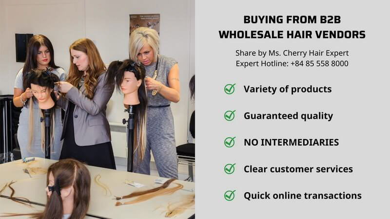 Buying from B2B wholesale hair 